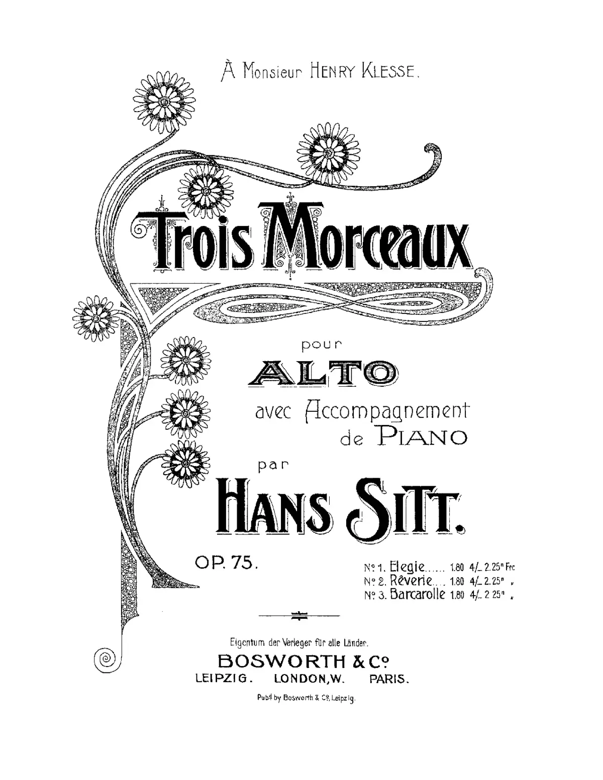 3 Morceaux - Page 1