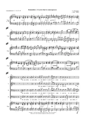 Remember, O Lord, what is come upon us