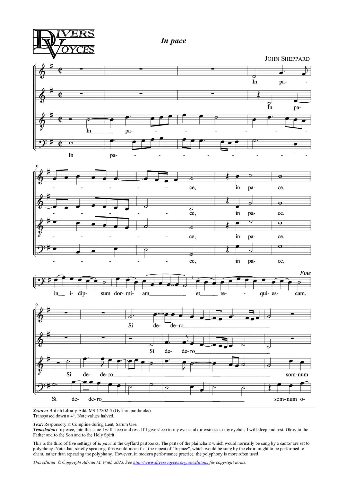 In pace - Page 1