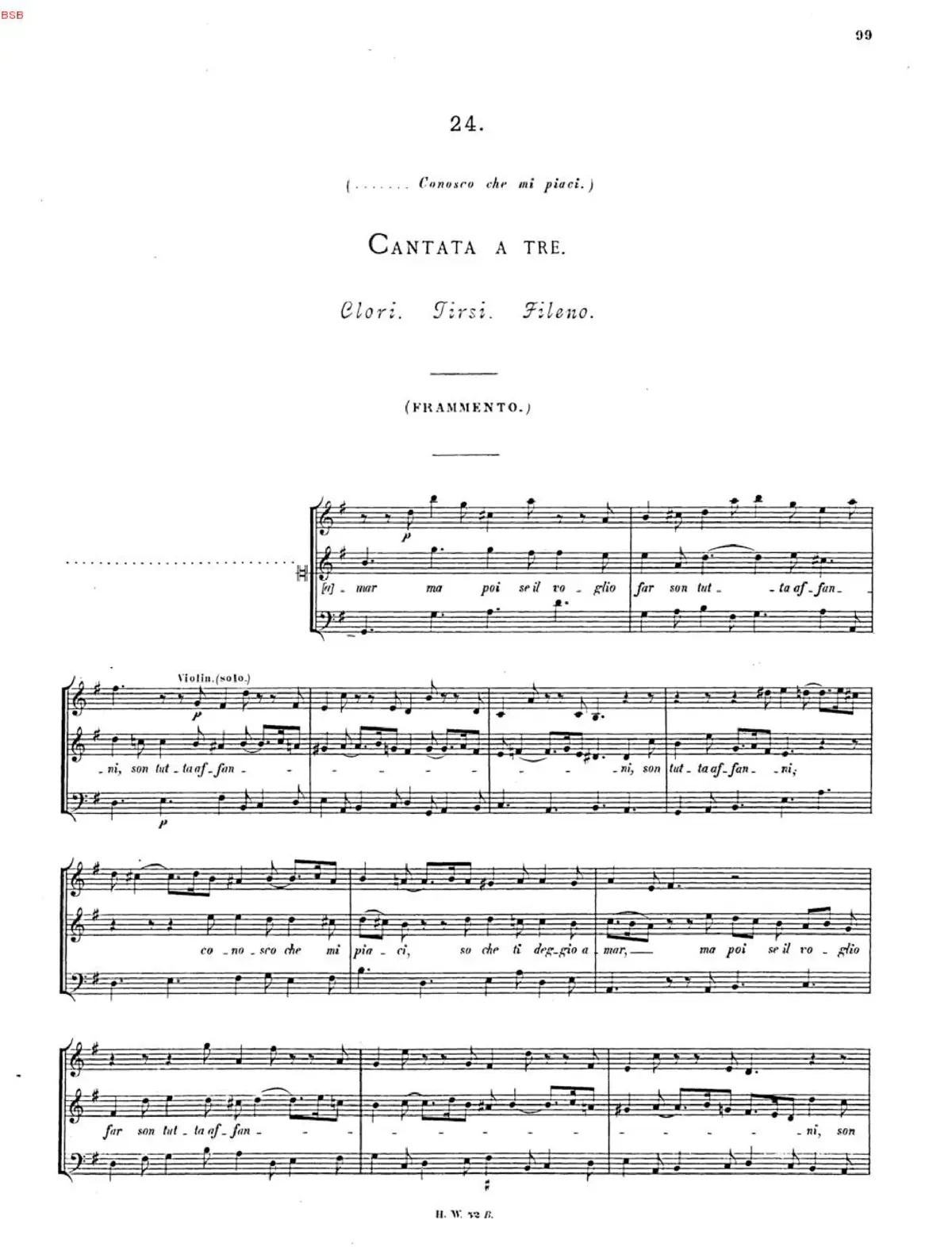 Clori, Tirsi e Fileno - Page 1
