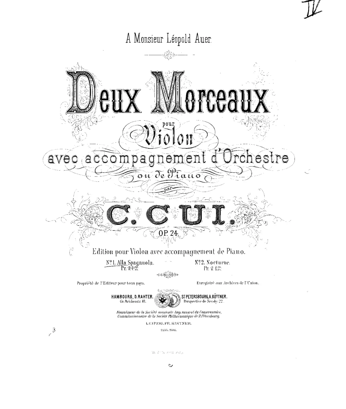 2 Morceaux - Page 1