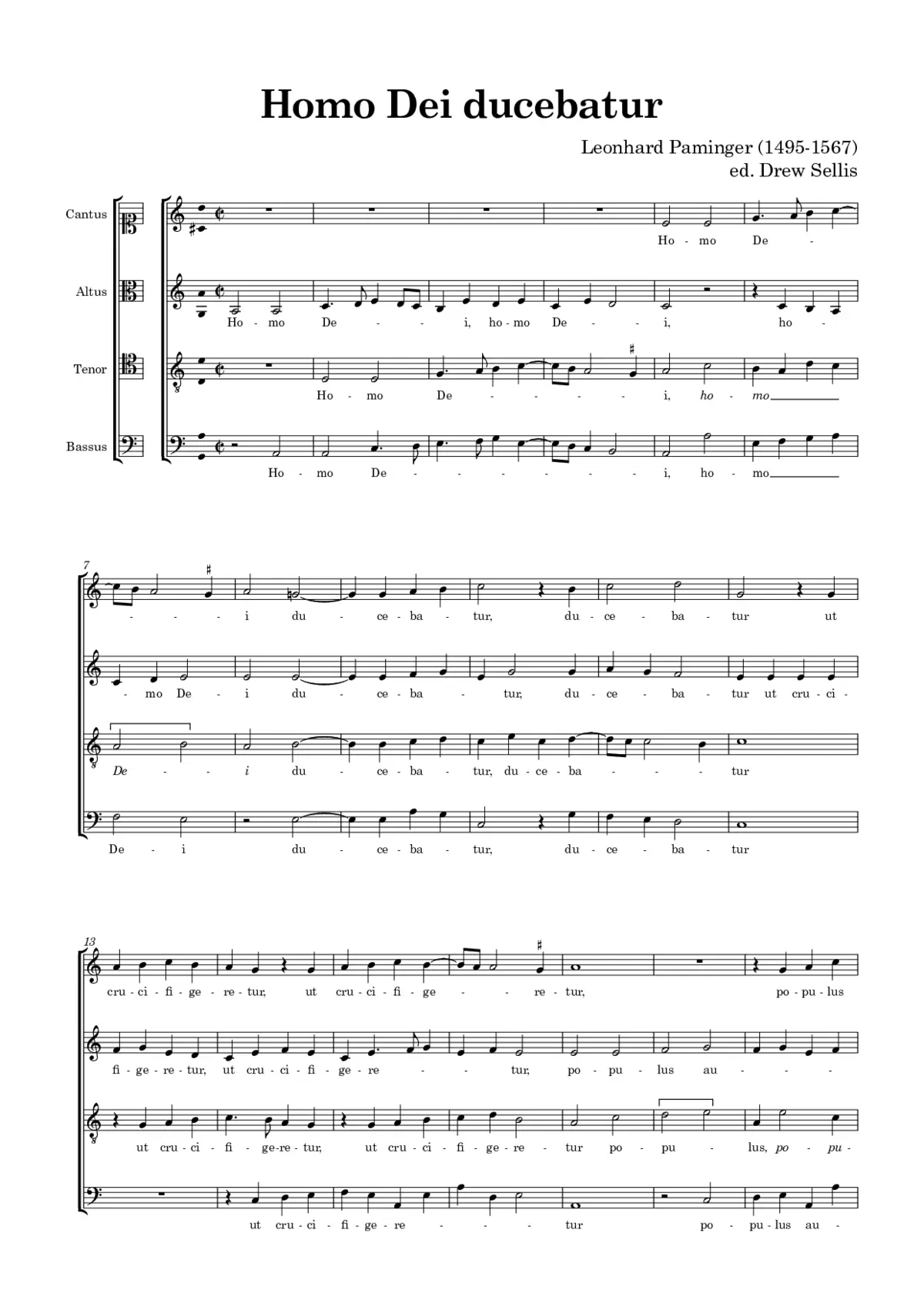 Homo Dei ducebatur - Page 1
