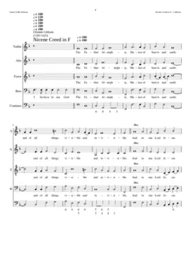 Nicene Creed in F