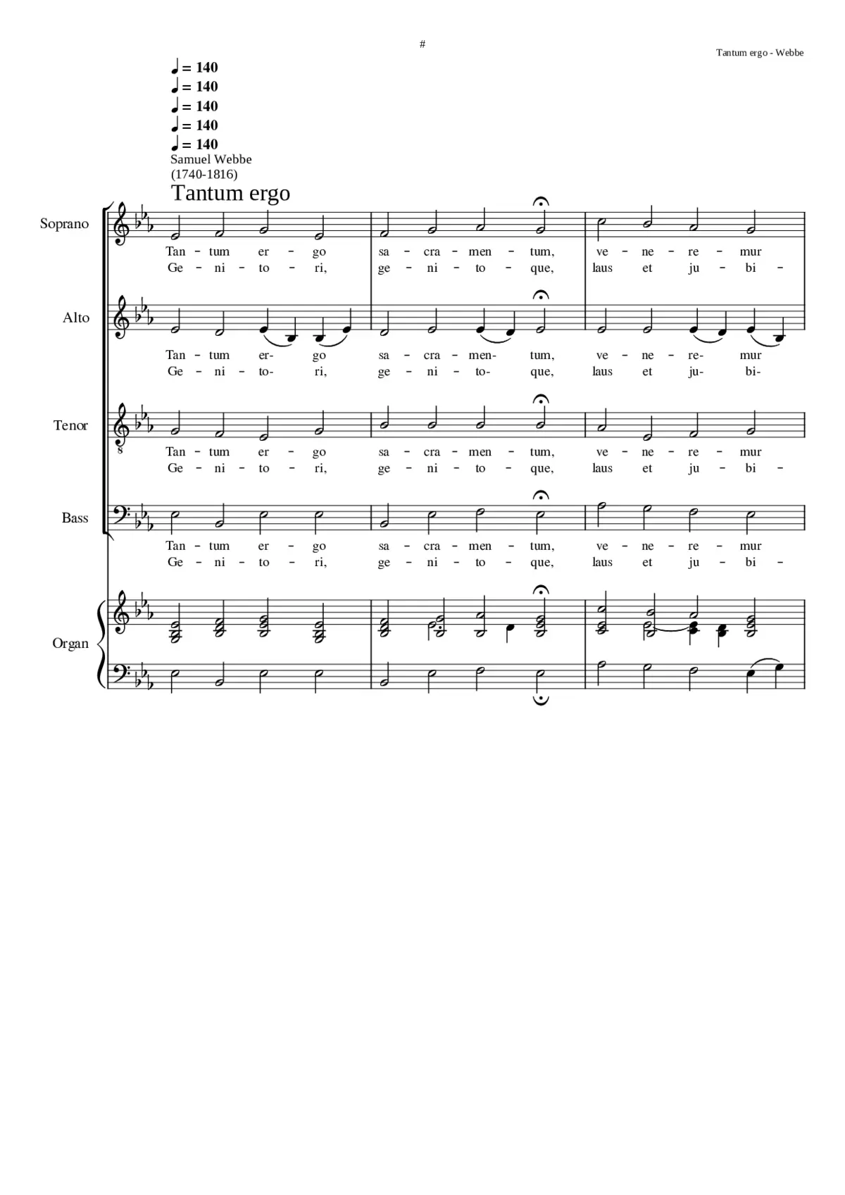 Tantum ergo - Page 1