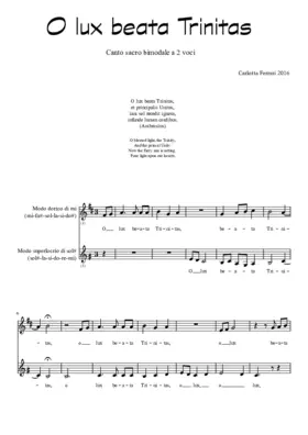O lux beata Trinitas