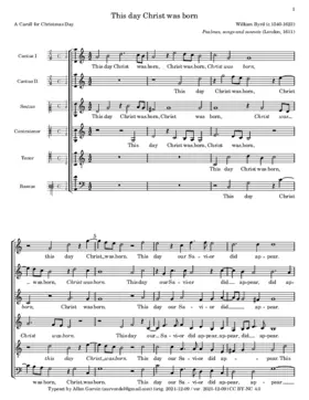 This day Christ was born