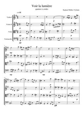 Voir la lumière Streichquartett