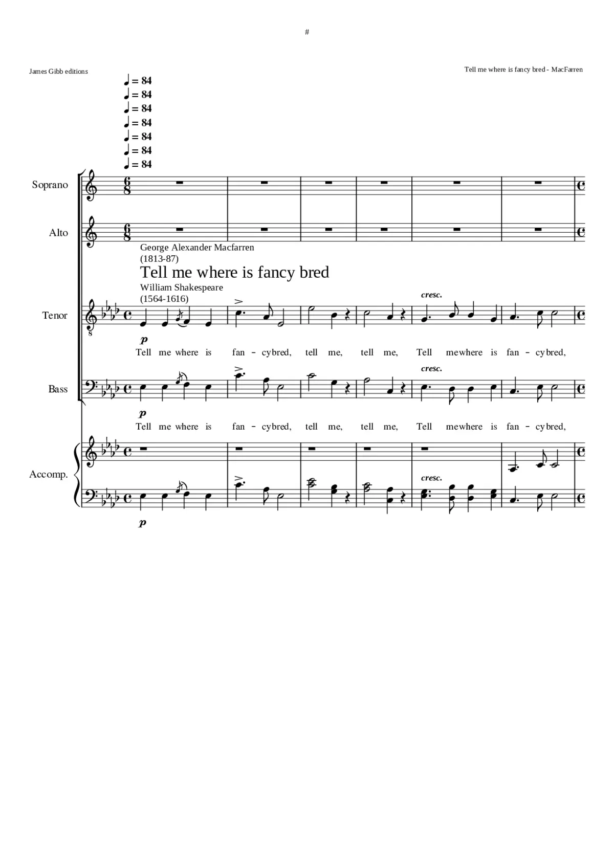 Tell me where is fancy bred - Page 1