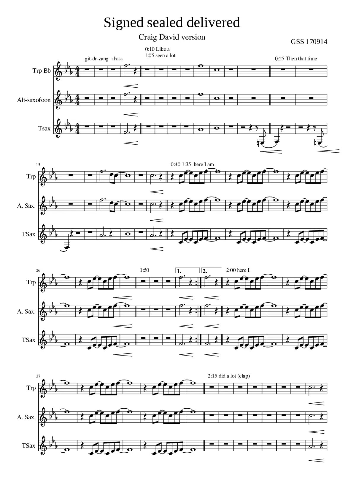 signed sealed delivered im yours - Page 1