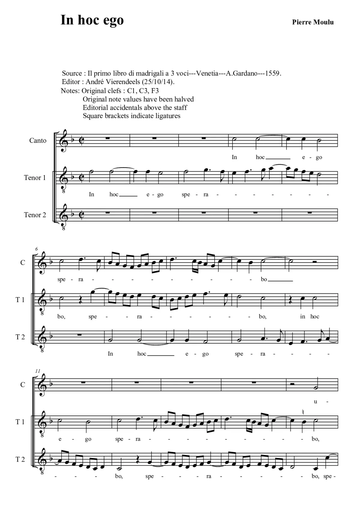 In hoc ego sperabo - Page 1