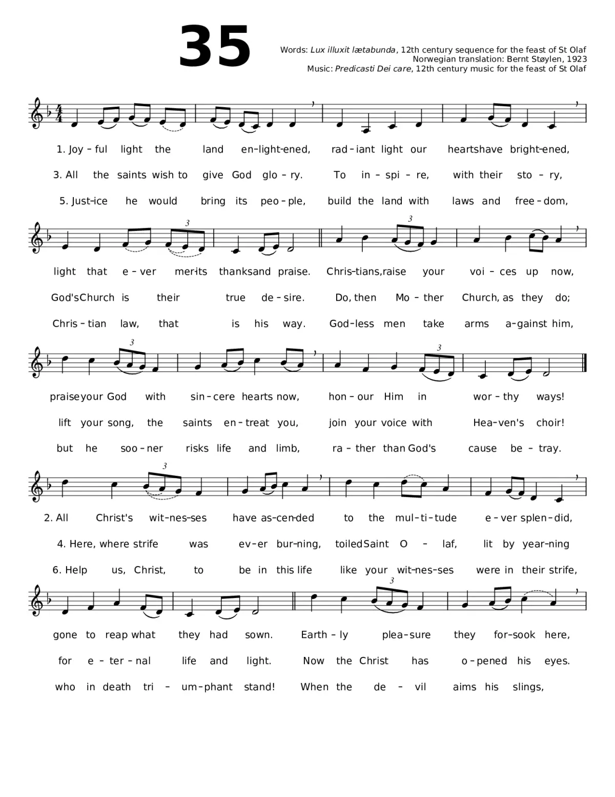 Lux Illuxit Lætabunda - Page 1