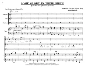 Some glory in their birth