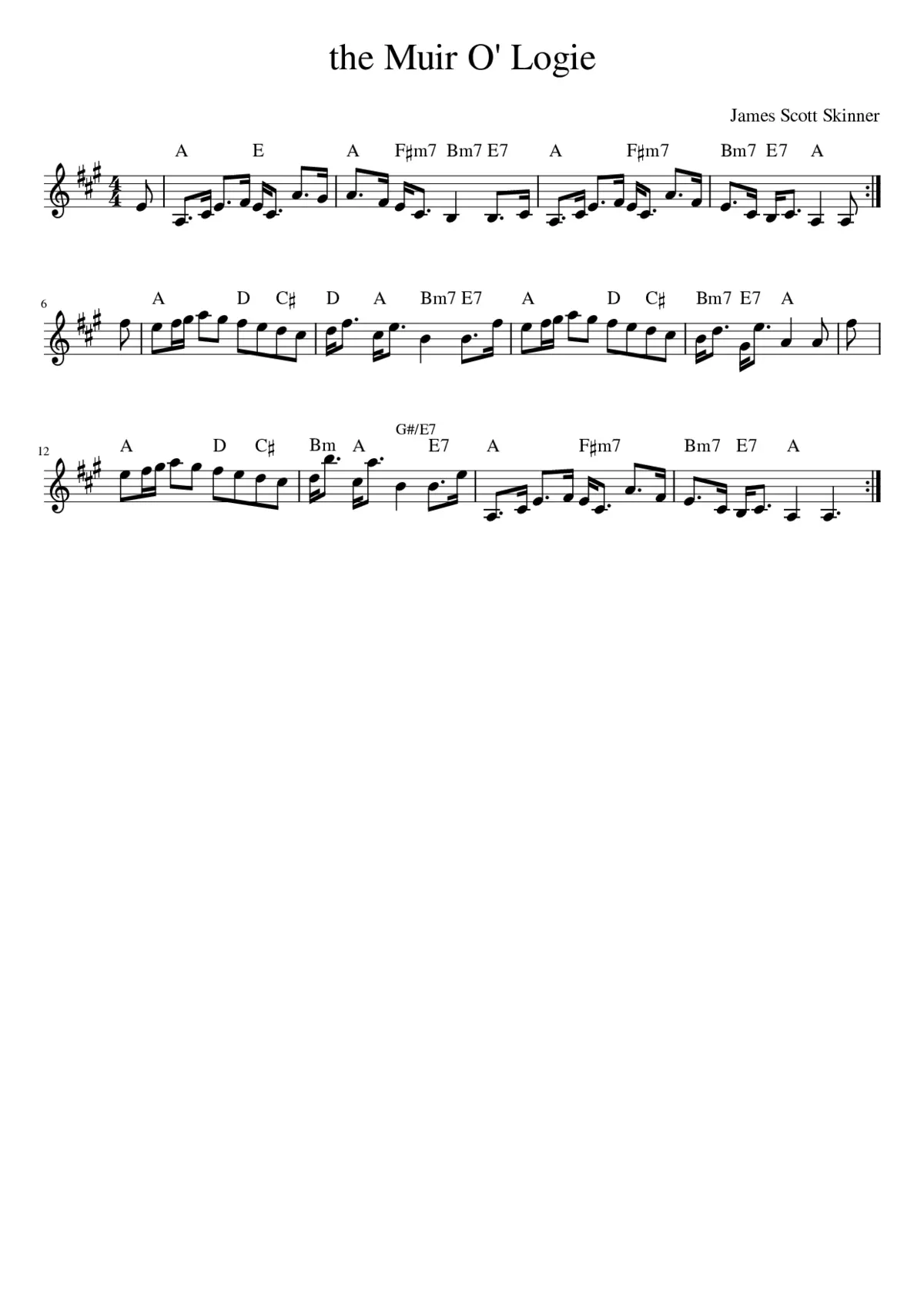 The Muir O' Logie - Page 1