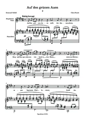 Auf den grünen Auen