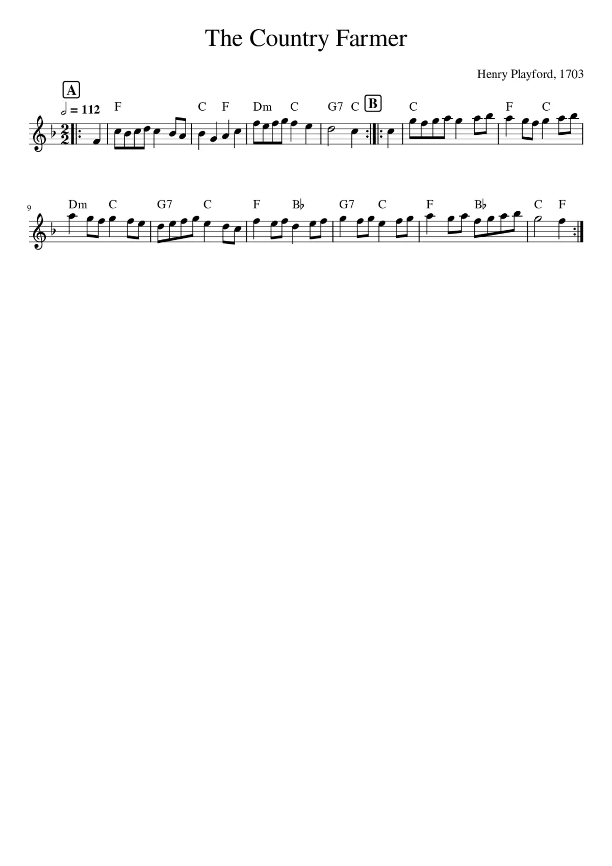 The Country Farmer - Page 1