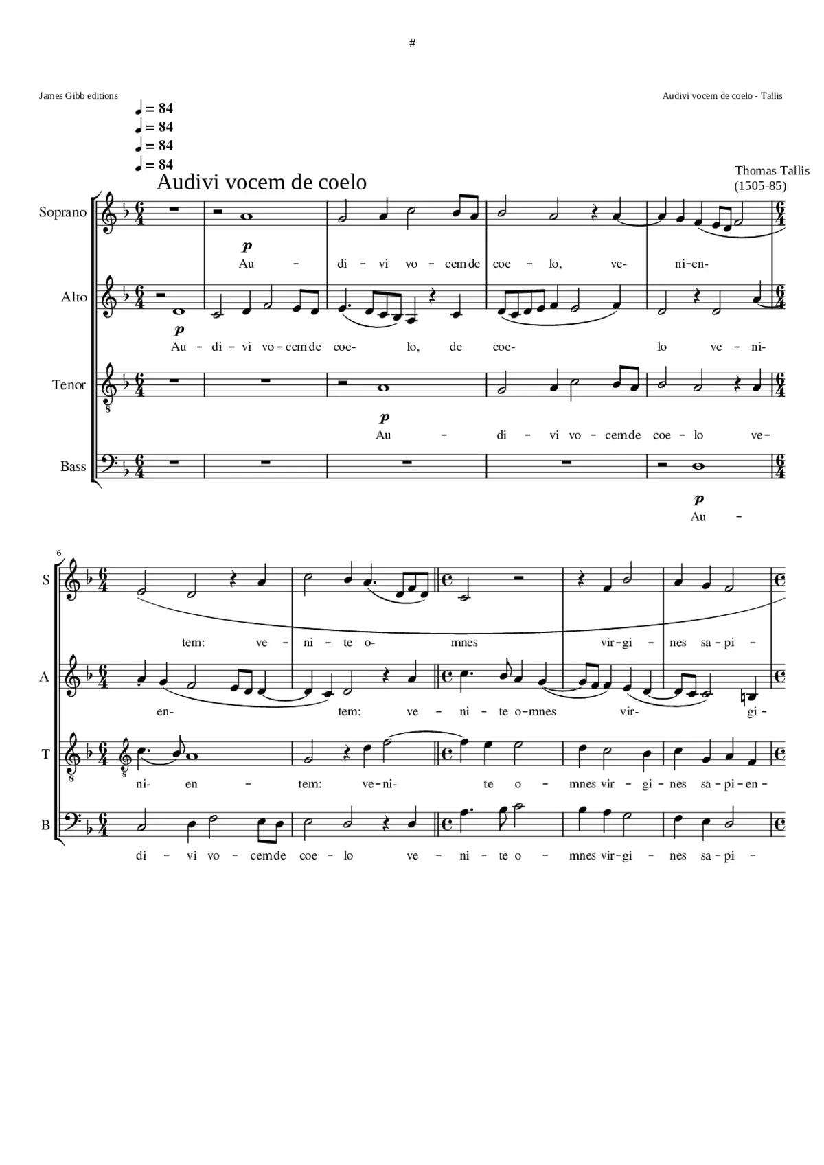 Audivi vocem - Page 1