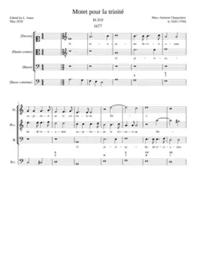 Motet pour la trinité H.319