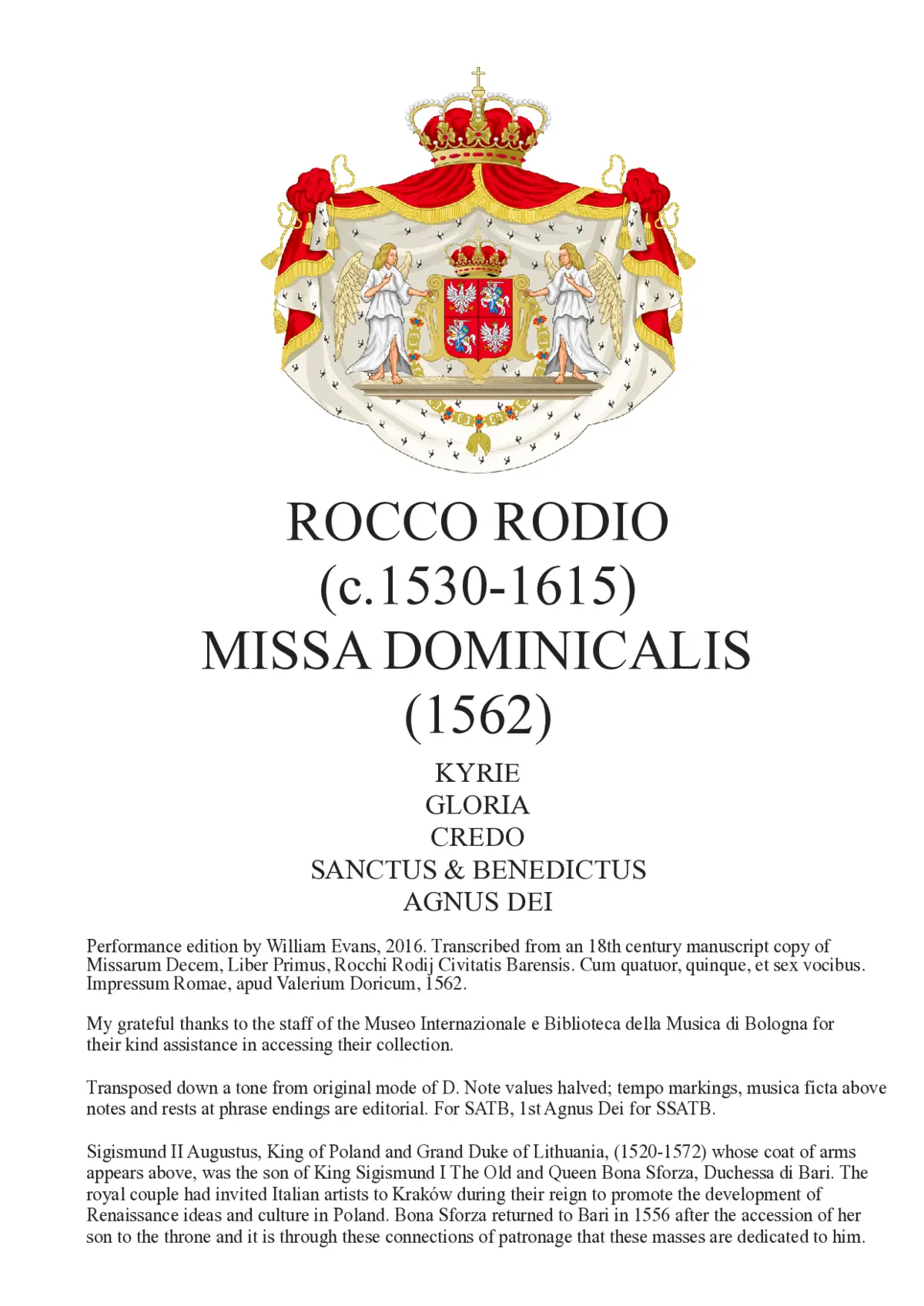 Missa Dominicalis - Page 1