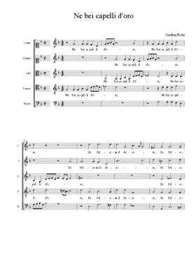 Ne bei capelli d'oro