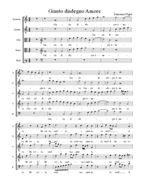 Giusto disdegno Amore