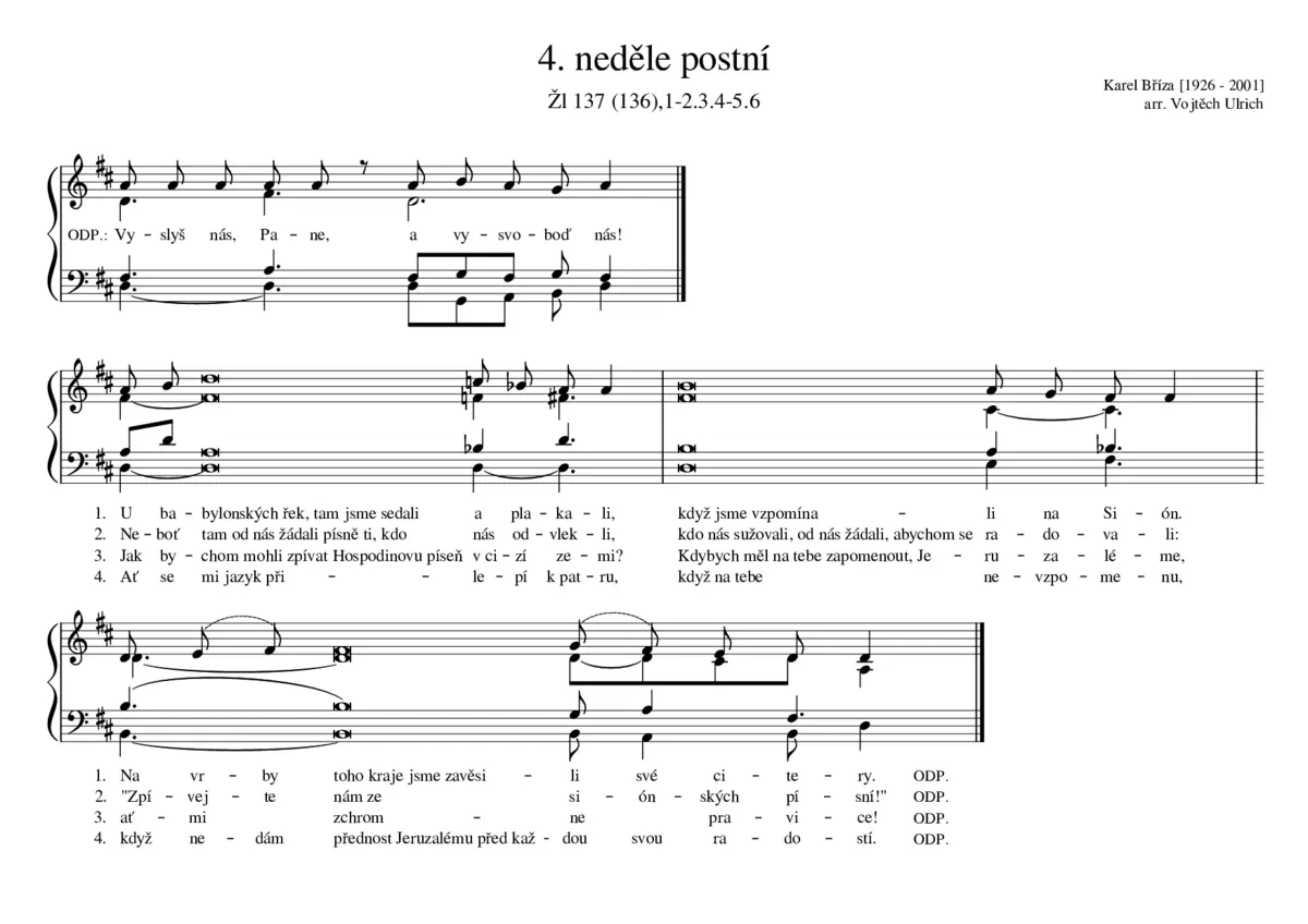 B - 4. neděle postní - Page 1