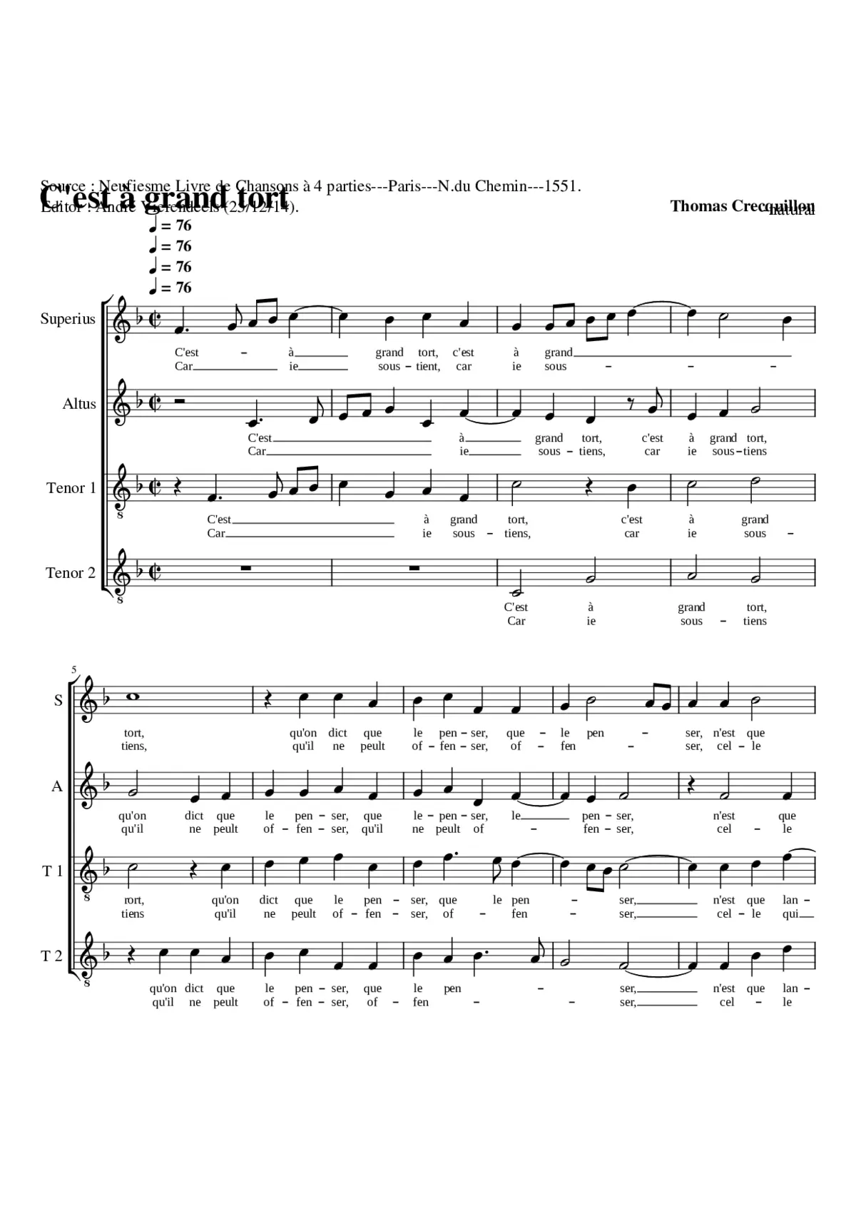 C'est à grand tort - Page 1