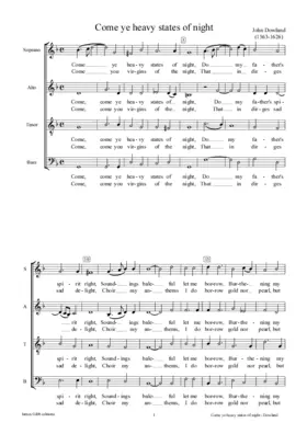 Come ye heavy states of night