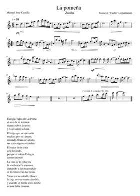 La Pomeña - Do Mayor - Flauta traversa