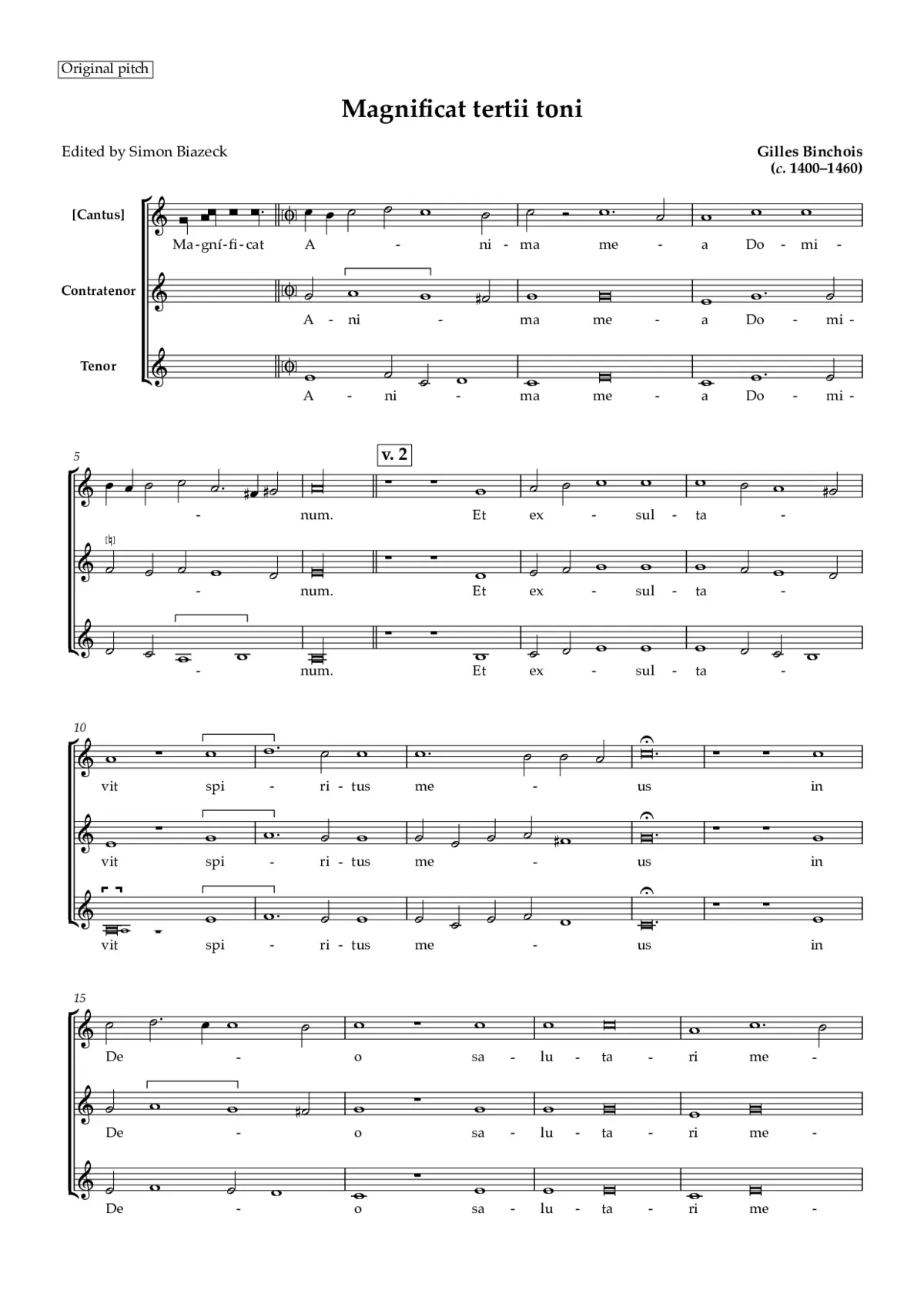 Magnificat 3ii Toni - Page 1