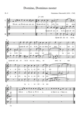 Domine, Dominus noster