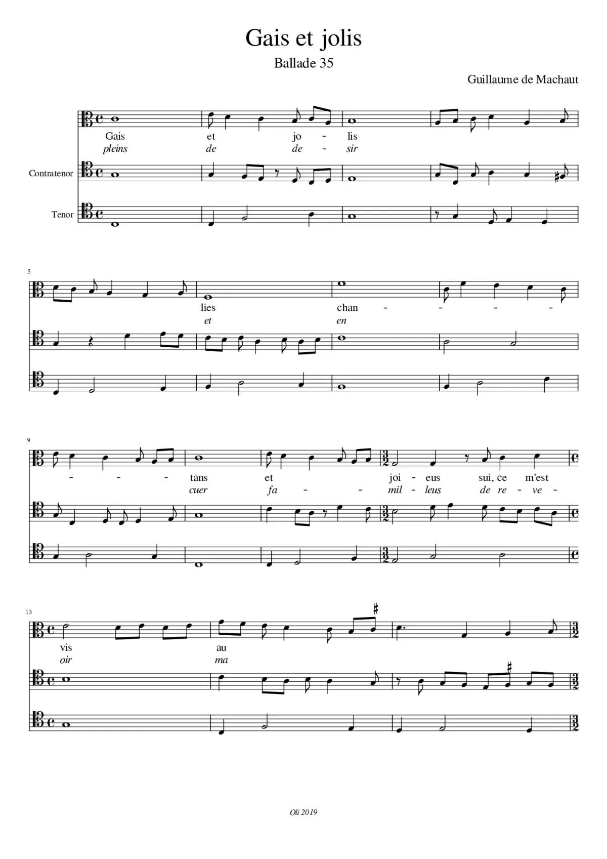 Ballade 35-Gais et jolis - Page 1