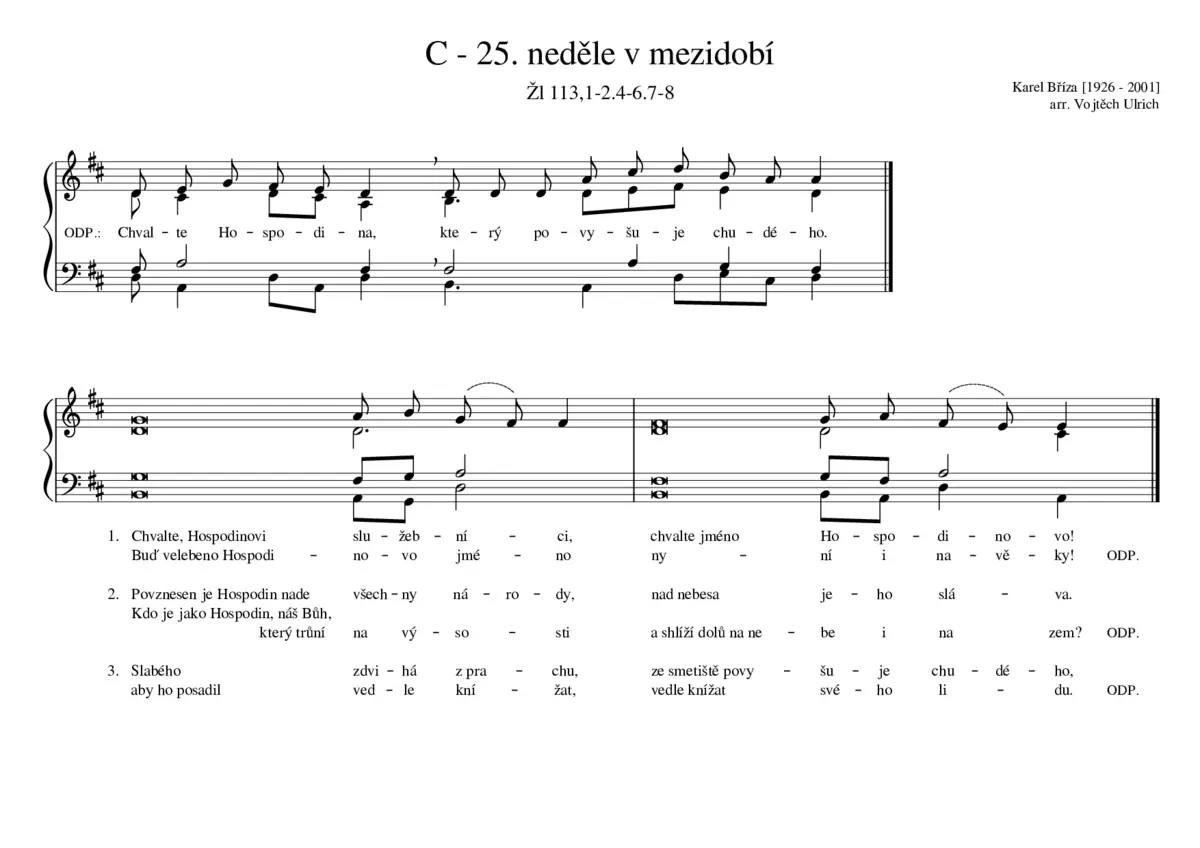 C - 25. neděle v mezidobí - Page 1