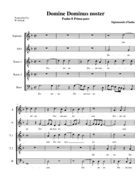 Domine Dominus noster