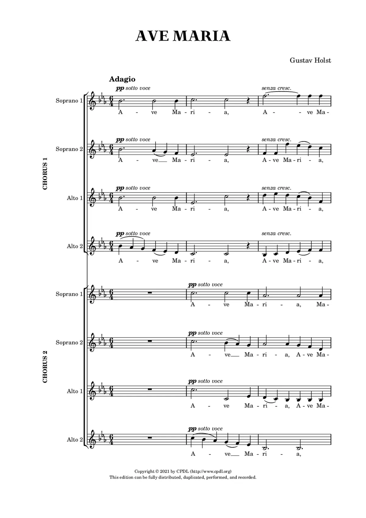 Ave Maria - Page 1