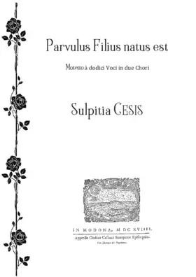 Parvulus filius hodie natus