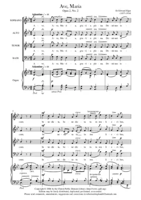 Ave, Maria, Op. 2, No. 2