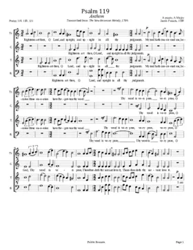 Righteous art thou, O Lord