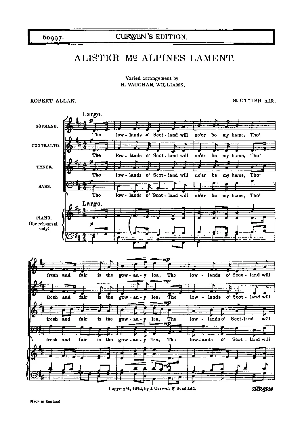 Alister McAlpine's Lament - Page 1