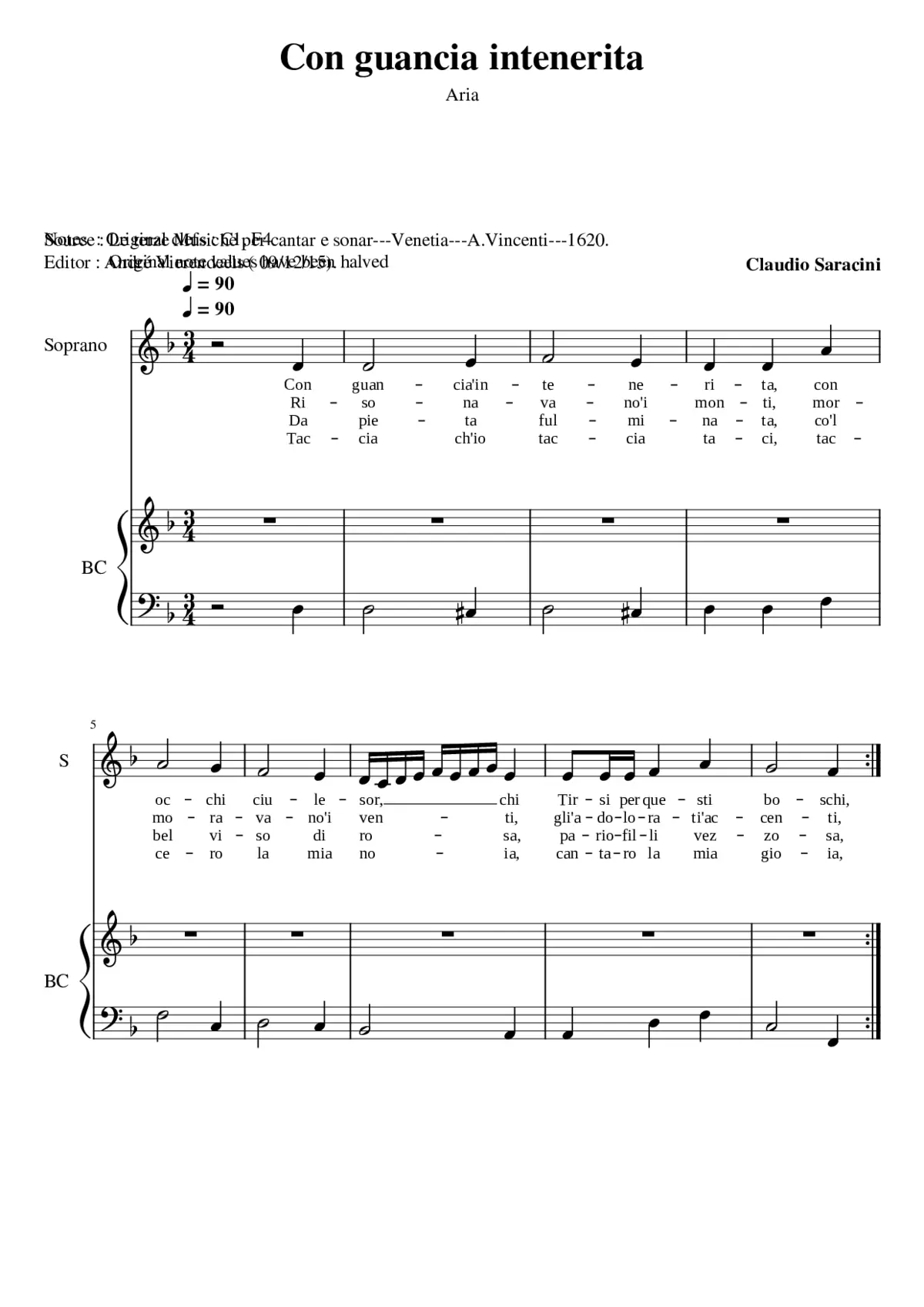 Con guancia'intenerita - Page 1