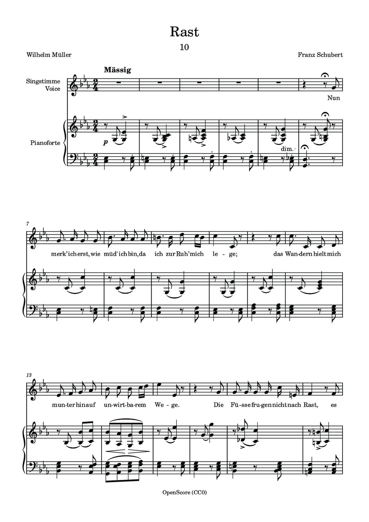 Rast (Spätere Fassung) - Page 1