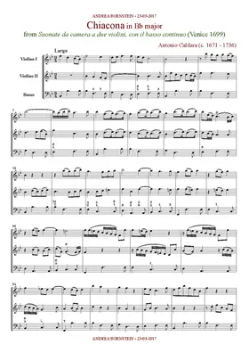 Chaconne in B-flat major