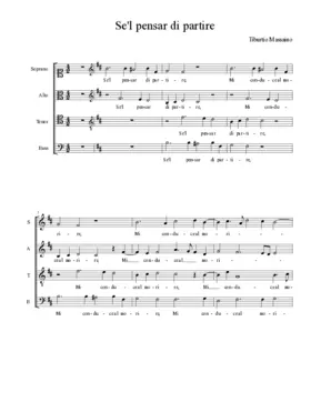 Se'l pensar di partire
