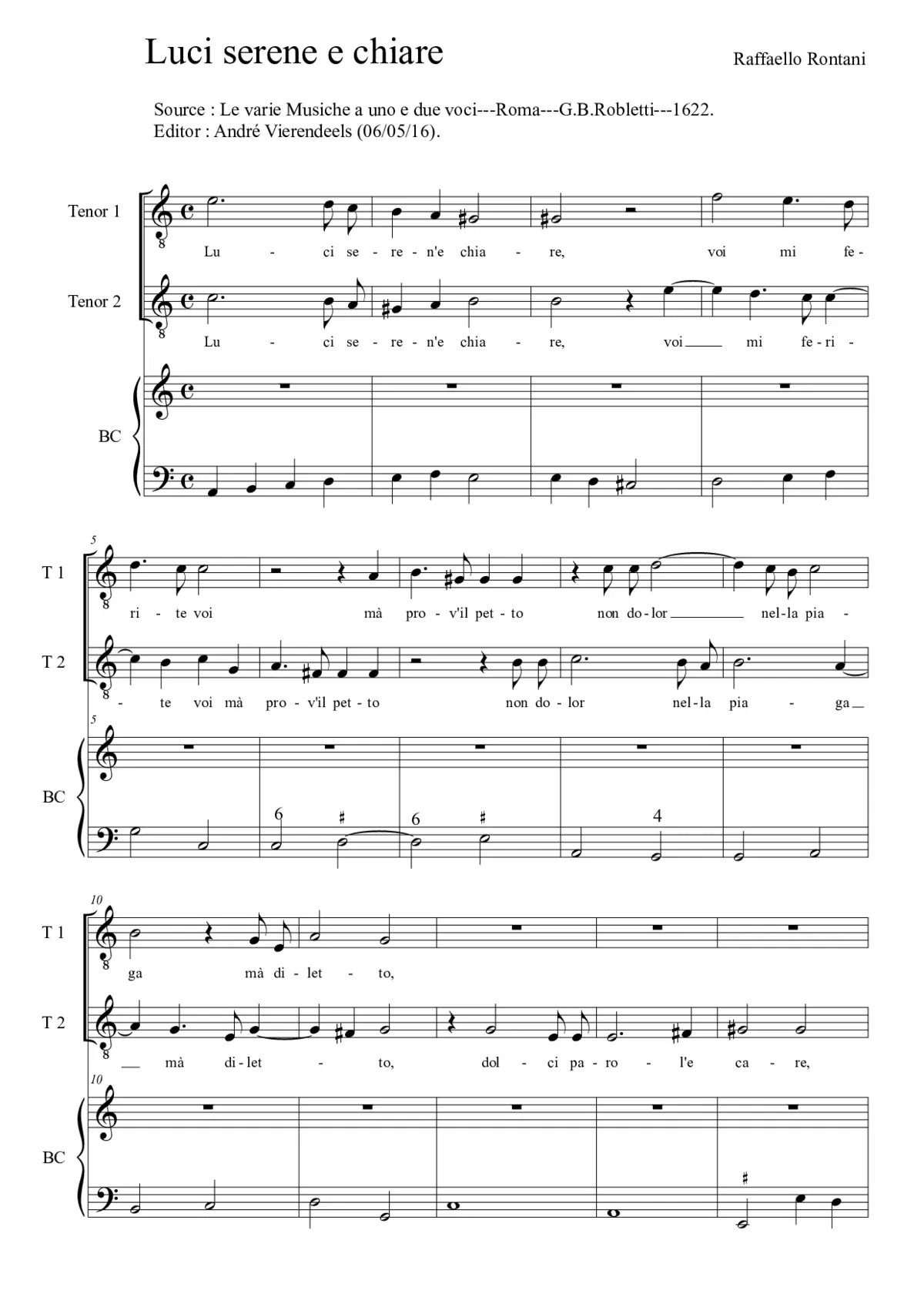 Luci serene e chiare - Page 1
