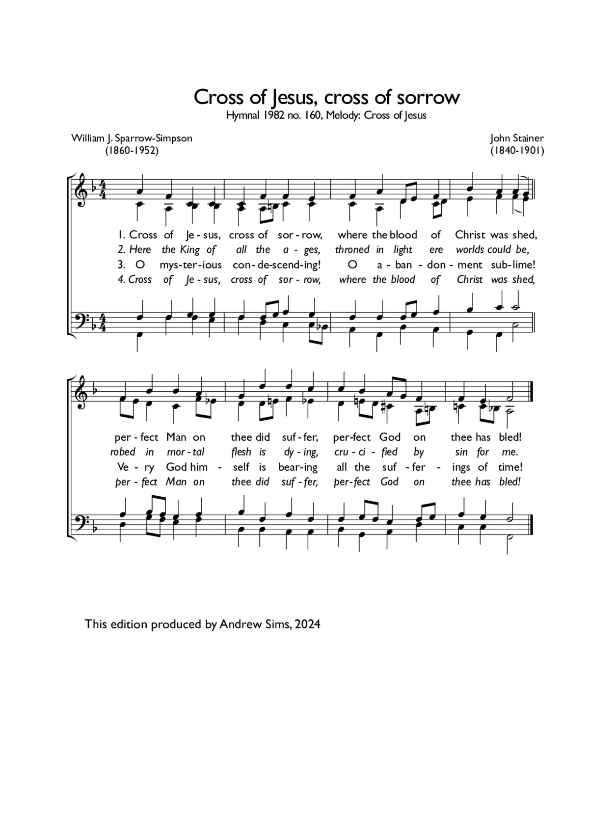Cross of Jesus - Page 1