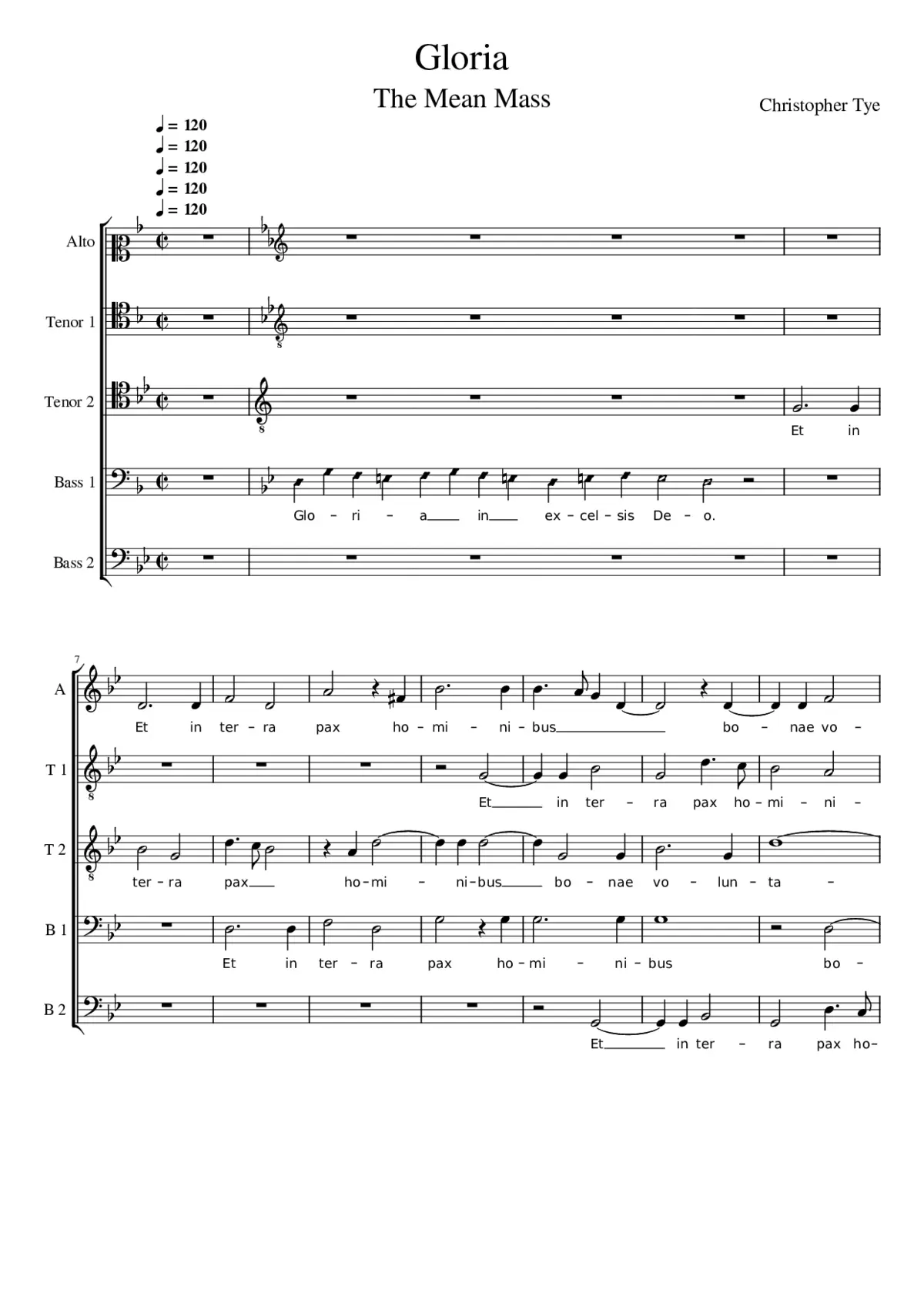 Gloria from The Mean Mass - Page 1