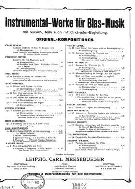 3 Pieces for Flute and Piano, Op.12