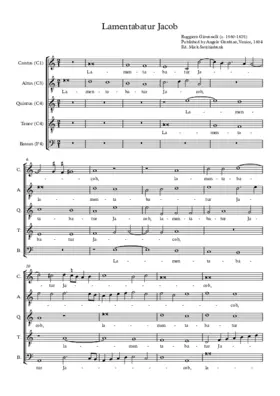 Lamentabatur Jacob