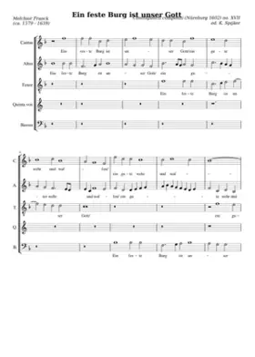 Ein feste Burg ist unser Gott
