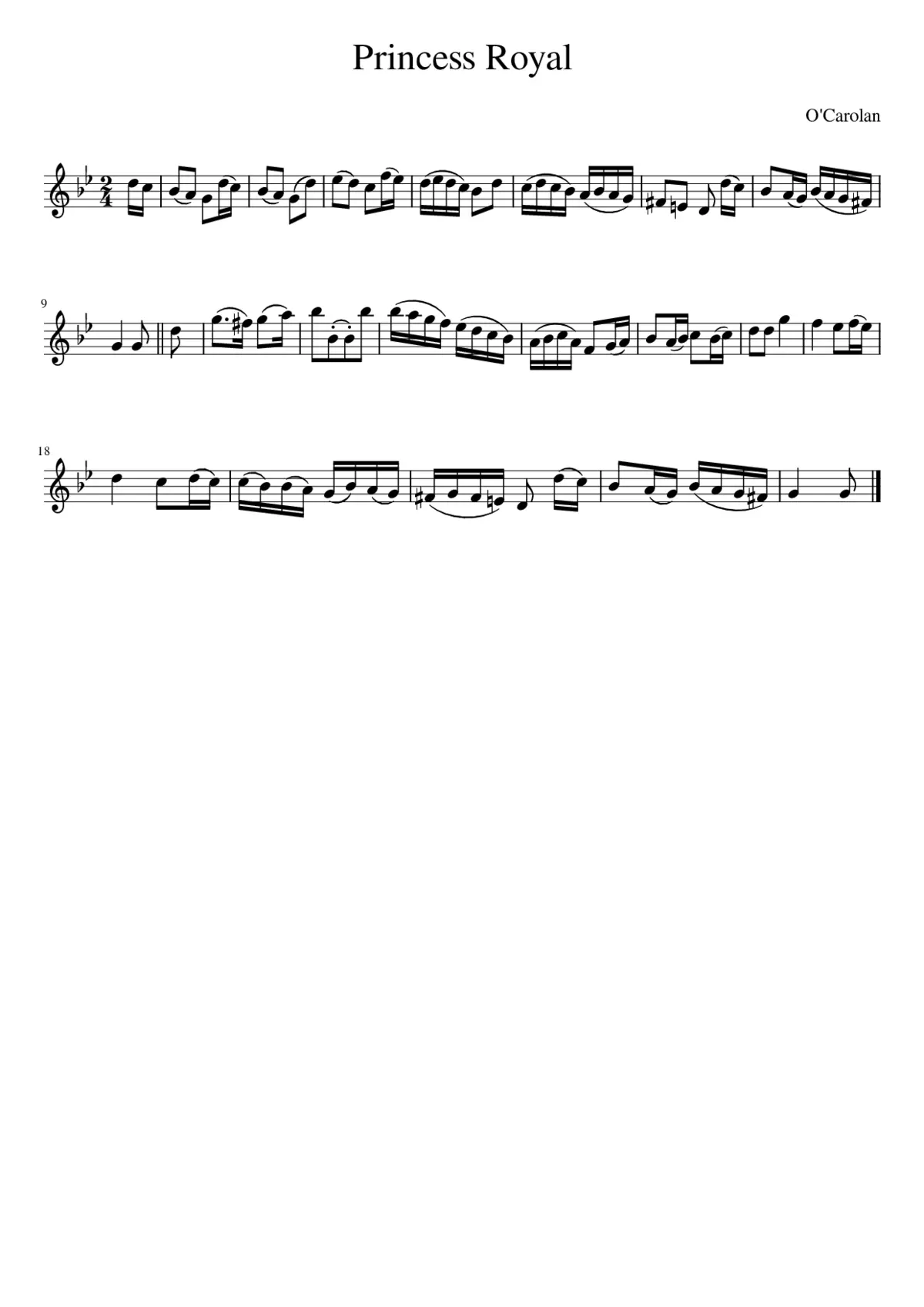 Princess Royal - Page 1