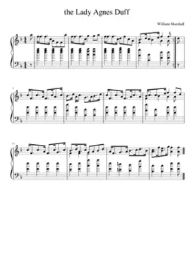 the Lady Agnes Duff